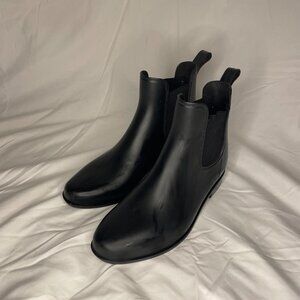 Sam Edelman Black Rubber Booties